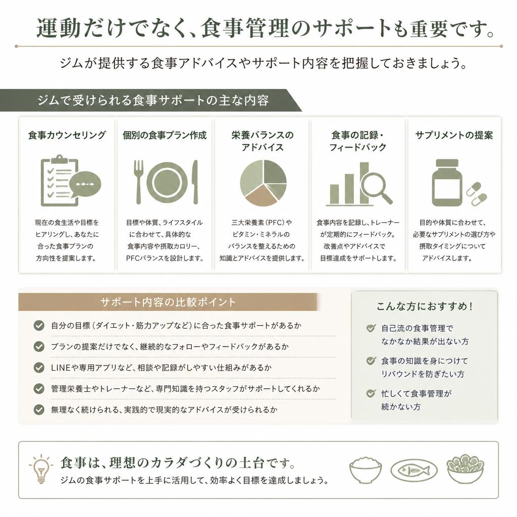 質問その3：食事管理はどのように行われるか？