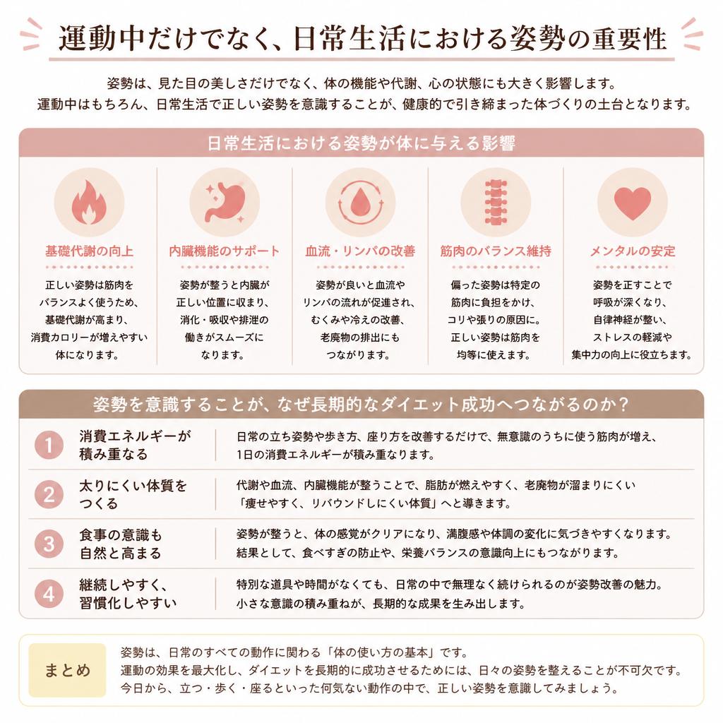 姿勢のメンテナンスが重要な理由