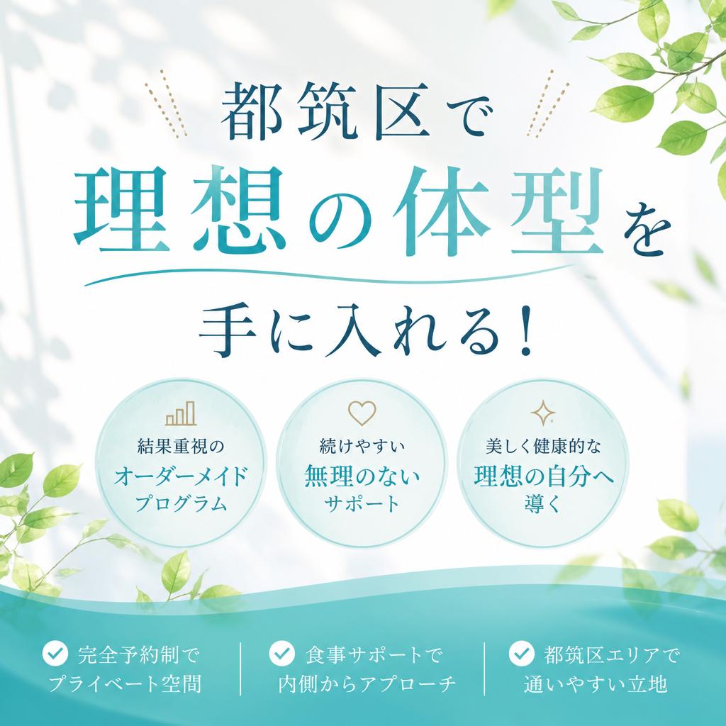 都筑区で理想の体型を手に入れる！