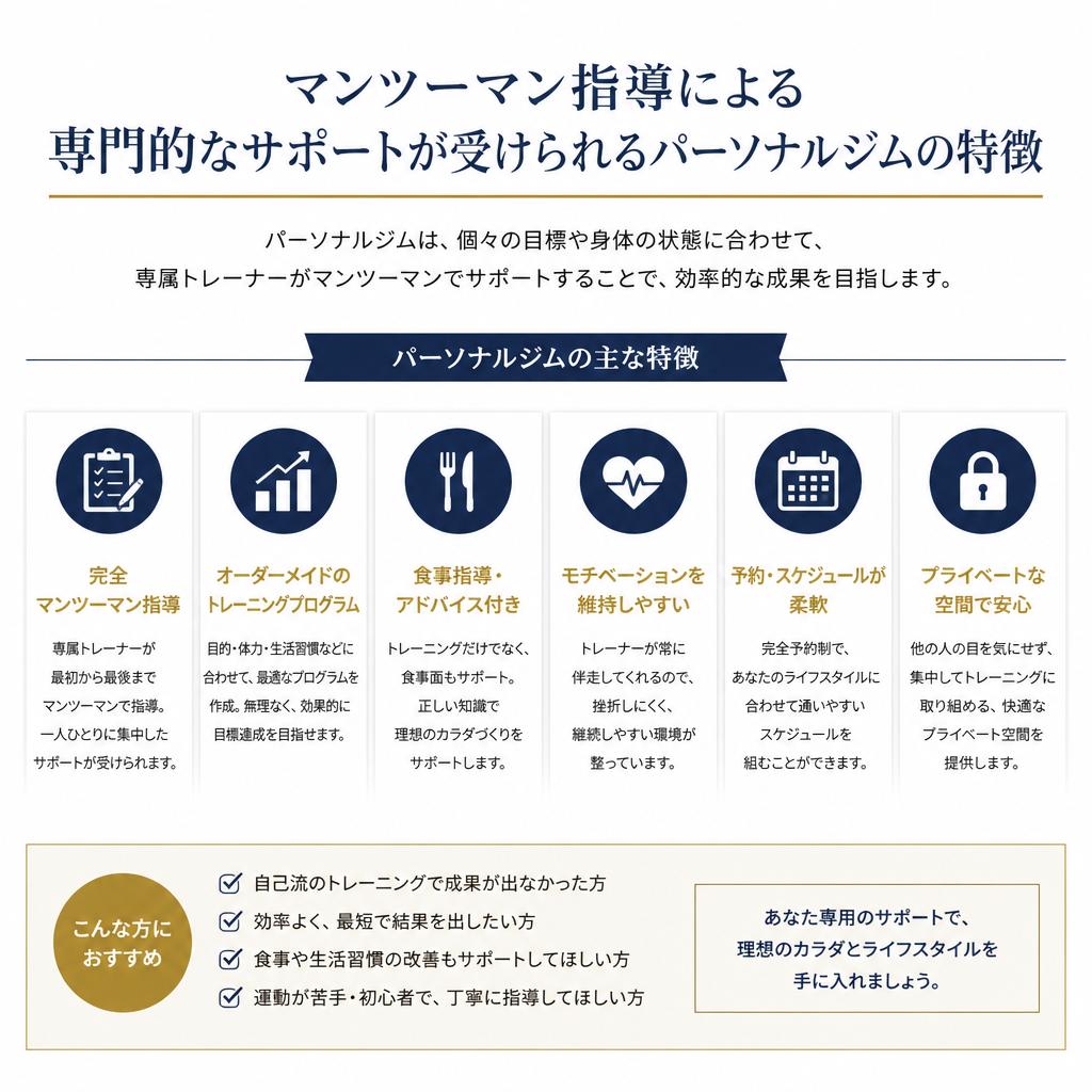 パーソナルジムの魅力