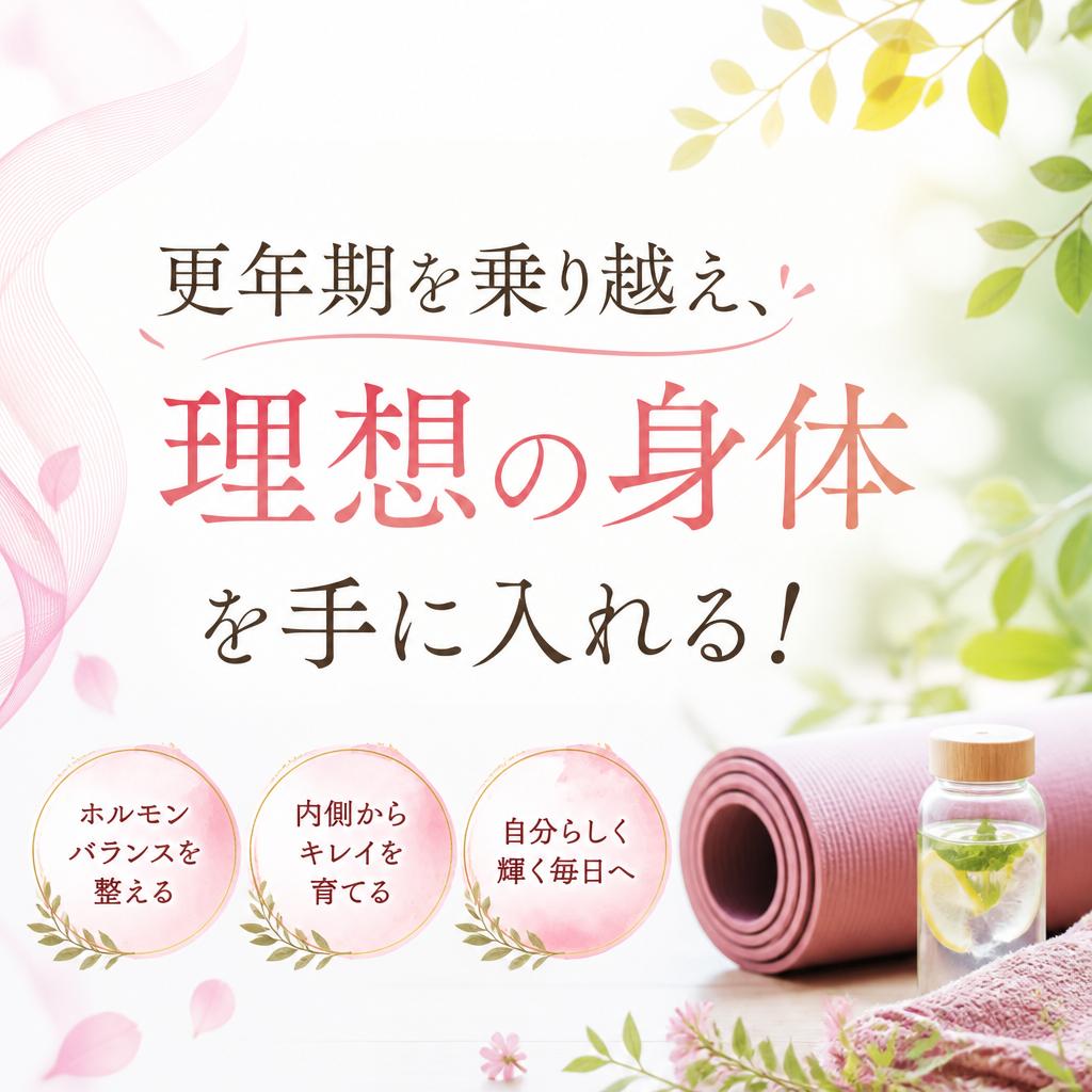 更年期を乗り越え、理想の身体を手に入れる！