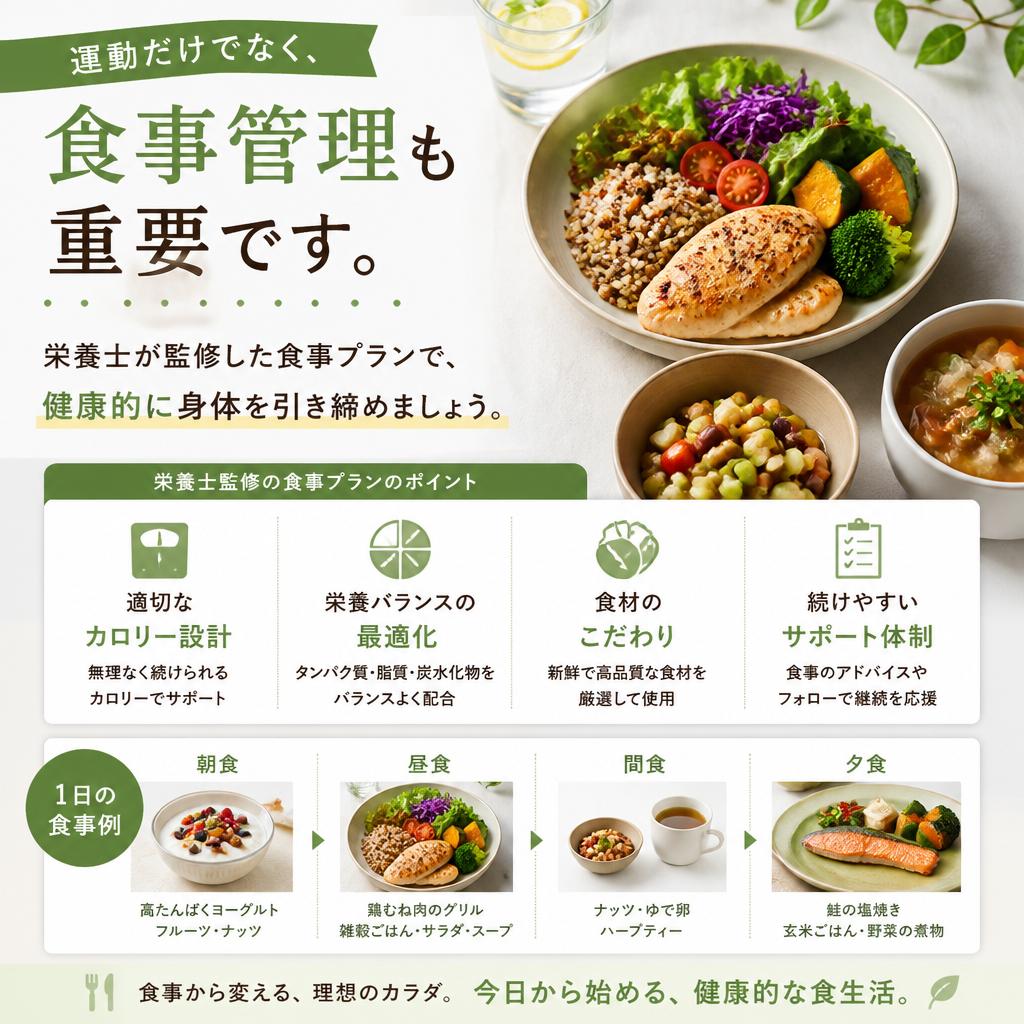 リバウンド防止の食事管理